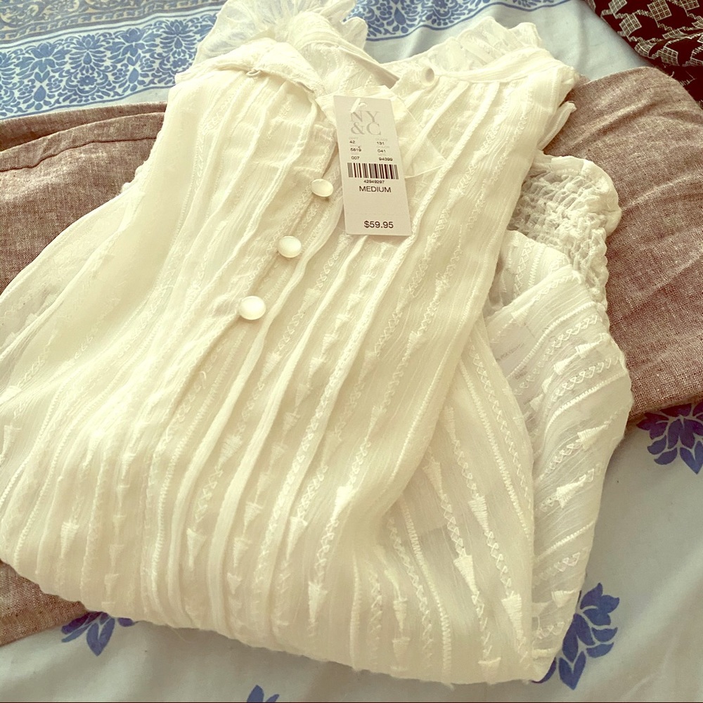 OPEN TO TRADES.  Dress beige pants with beautiful